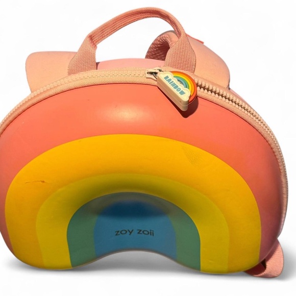 Zoy Zoii Rainbow Kid’s Backpack 
Rainbow Kids Backpack - Pink and Multicolor - Picture 6 of 6